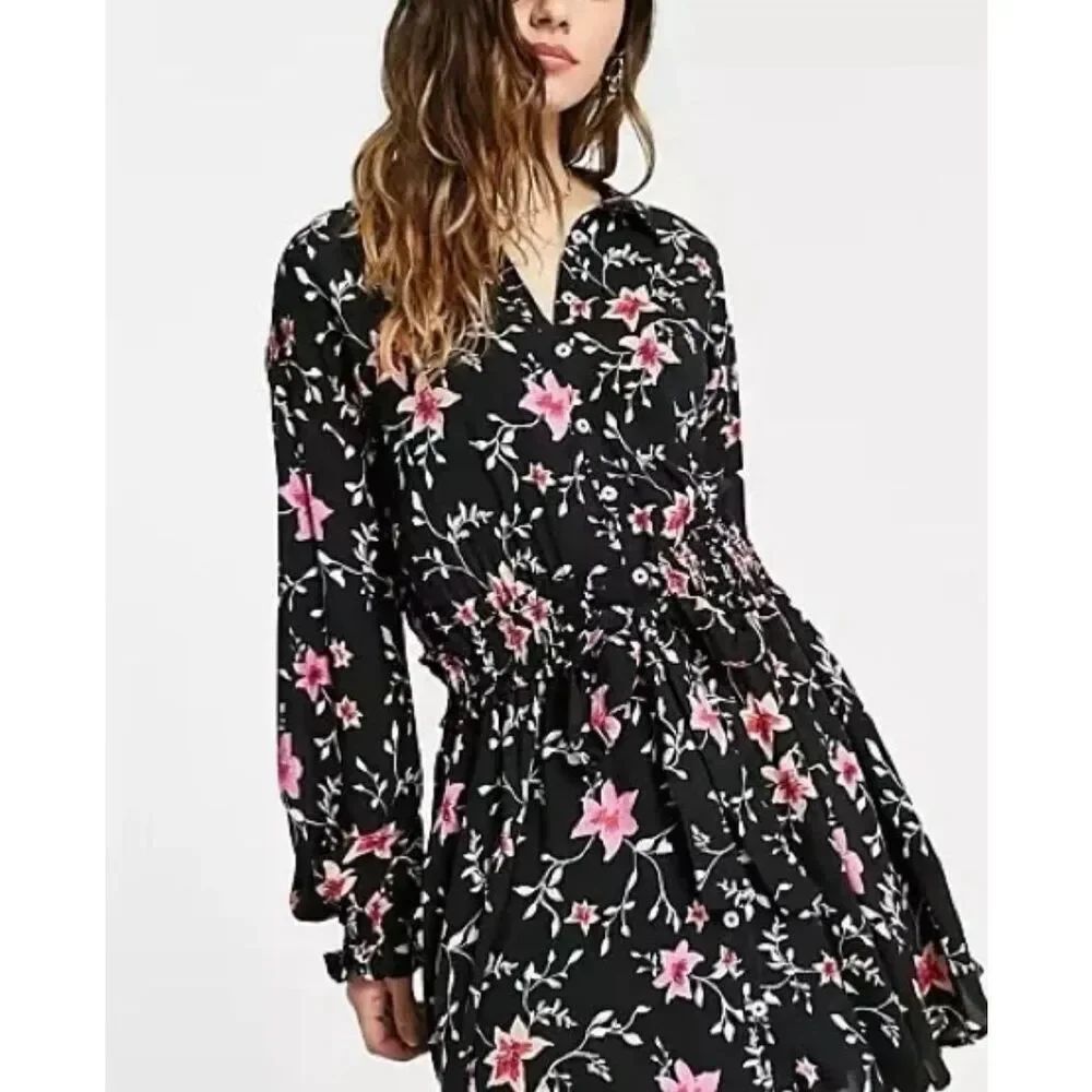 Free People lighten up floral mini dress size XS